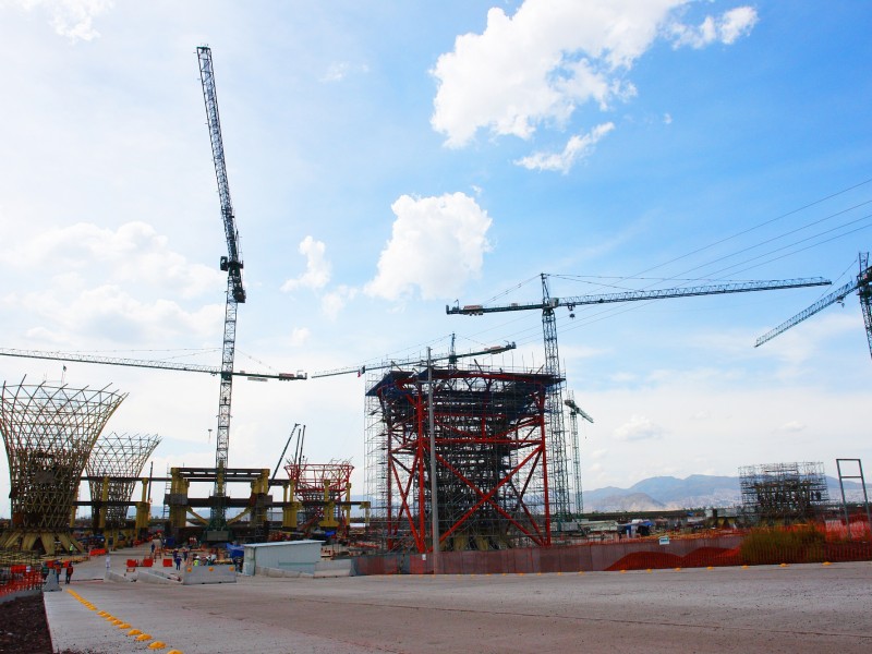 Visitan legisladores locales el polígono del Nuevo Aeropuerto