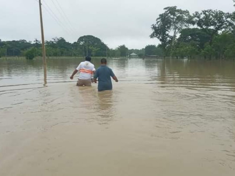 Viviendas resultaron afectadas por lluvias en Pichucalco