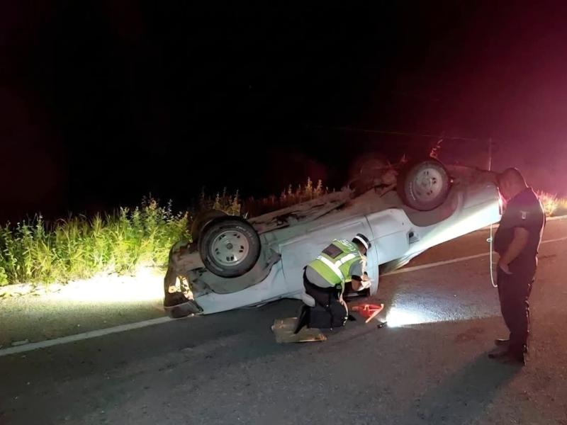 Volcadura en carretera La Paz-Cabo San Lucas deja un hombre lesionado
