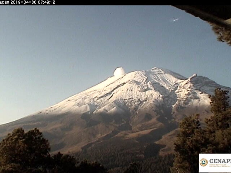 Volcán Popocatépetl, bajo supervisión permanente: PC Estatal
