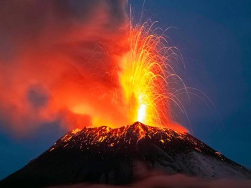 Volcán Popocatépetl registra más de mil minutos de tremor