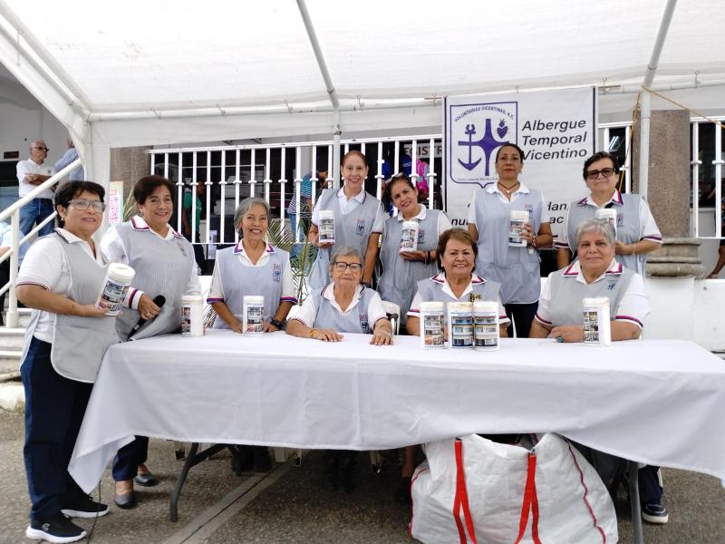 Voluntarias Vicentinas organizan lotería en favor del albergue temporal