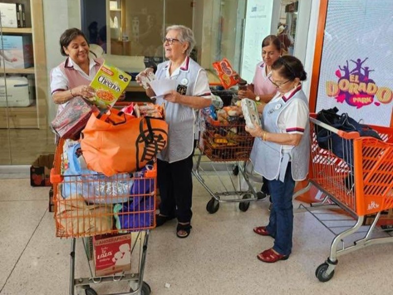 Voluntarias Vicentinas recolectan despensas para comunidades vulnerables en Tuxpan