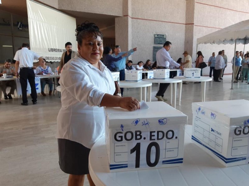 Votaciones sindicales sección La Paz