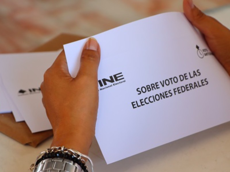 Voto anticipado y en prisión por primera vez