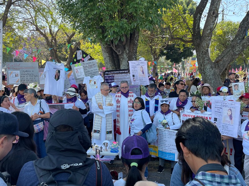 Voz de los desaparecidos marcha en conmemoración del 8M