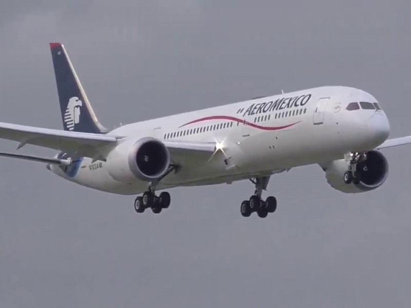 Vuelo de Aeroméxico de Puerto Escondido-CDMX aterriza de emergencia