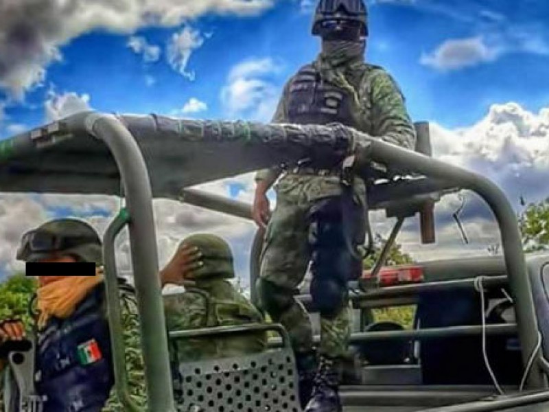 Vuelca vehículo del Ejército en Veracruz