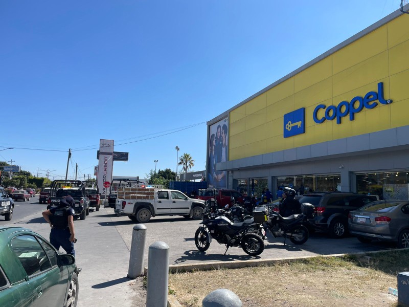 Vuelven a asaltar una tienda Coppel en menos de una semana