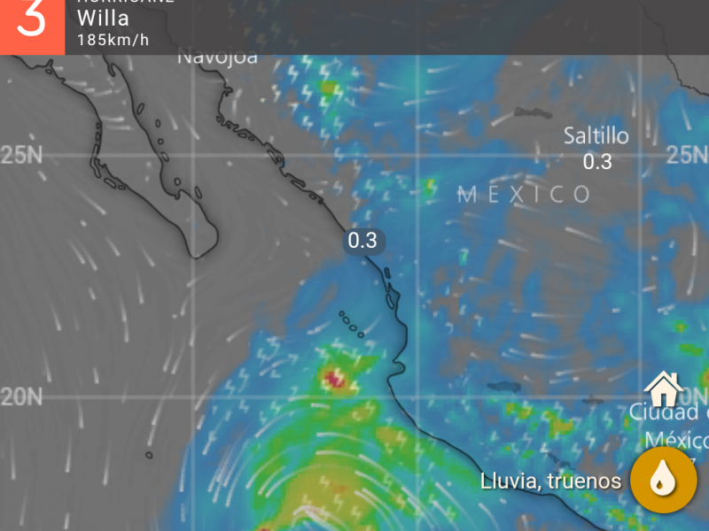 Willa ya es huracán 3