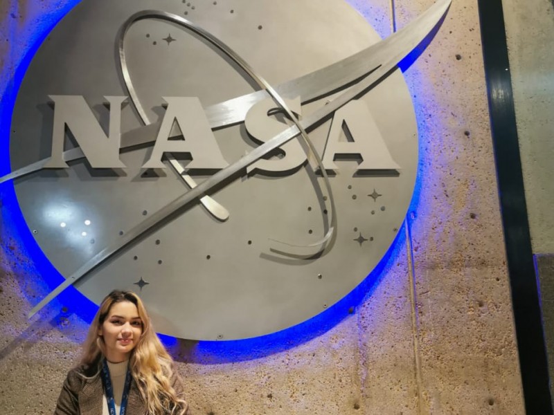 Xiadani López, joven nogalense participó en curso en la NASA