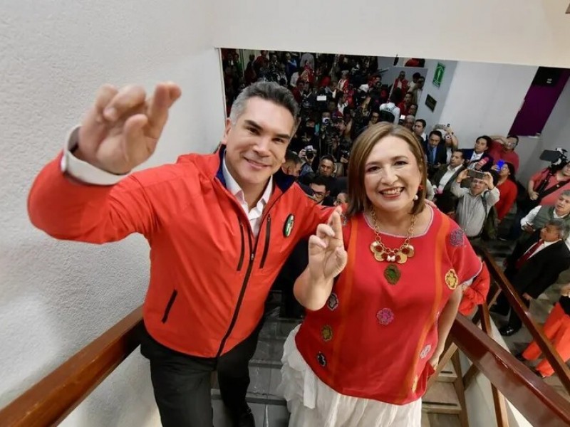 VotoXMéxico: Xóchitl Gálvez acude a plenaria del PRI
