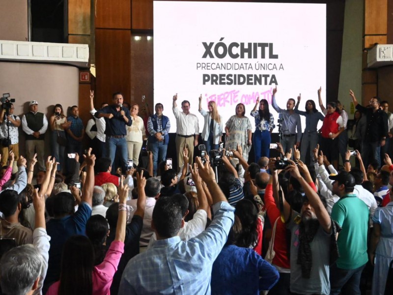 Xóchitl Gálvez llega a Veracruz, reúne al Frente Amplio