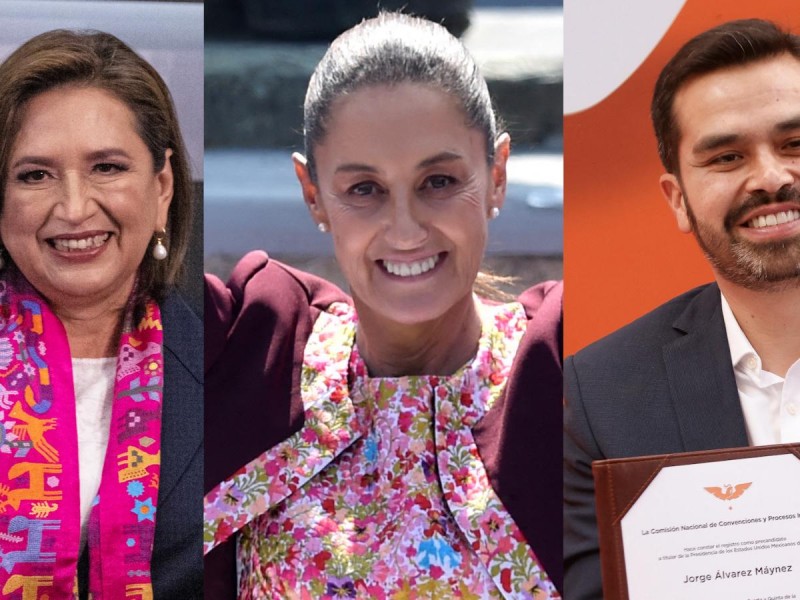Xóchitl, Máynez y Sheinbaum, listos para el Segundo debate presidencial