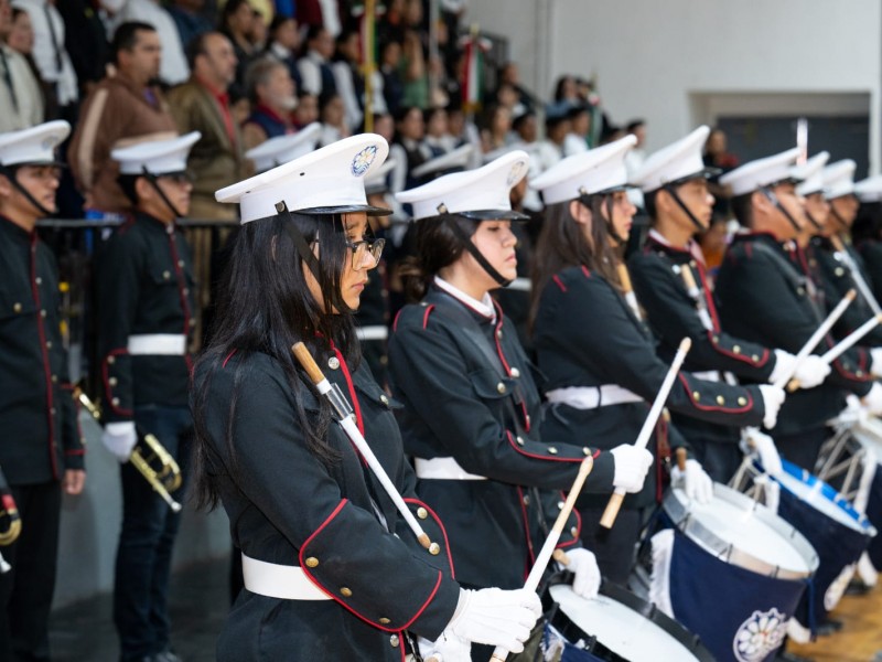 XXII Demostración de escoltas escolares estatales y federales en Empalme