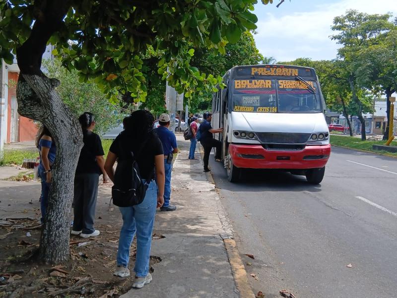 ¿Y los camiones? Usuarios reportan esperas interminables en Veracruz