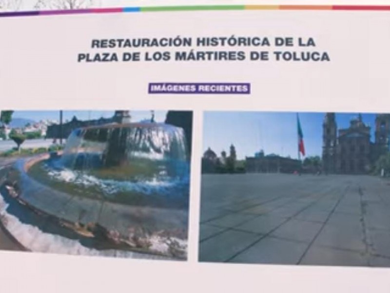 Destapan nueva imagen de la Plaza de los Mártires