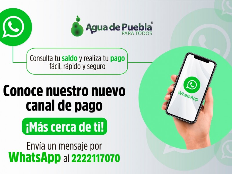 Ya se puede pagar el agua desde el celular