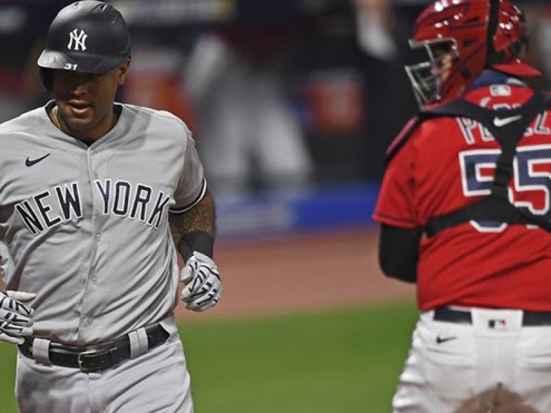 Yankees apaleó a Cleveland en arranque de serie de Comodines