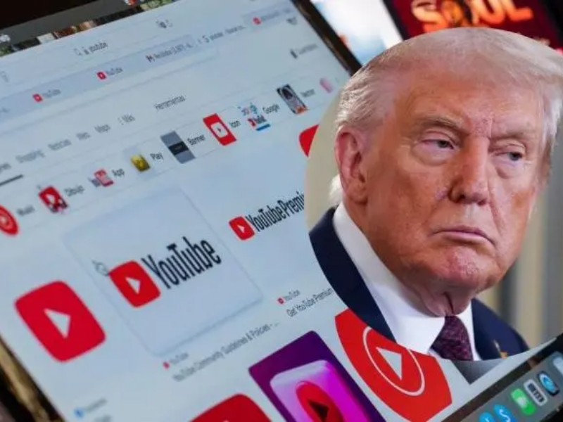 YouTube pagará 24.5 millones a Trump por haber suspendido su cuenta