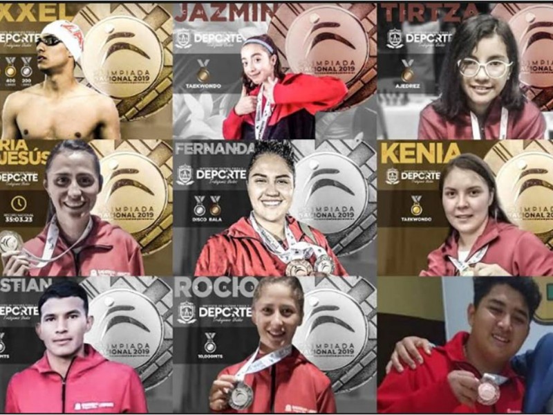 Zacatecanos acumulan 13 medallas en Olimpiada Nacional