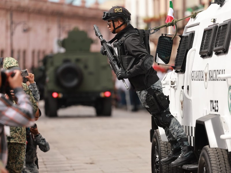 Zacatecas celebra 215 años de Independencia con desfile cívico-militar