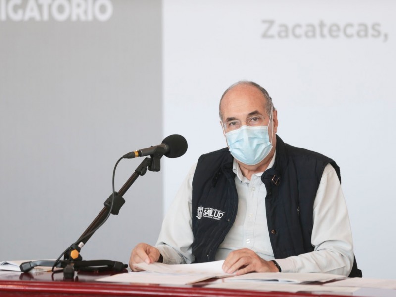 Zacatecas en posibilidad de pasar a verde: Gilberto Breña