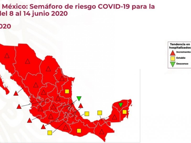 Zacatecas regresa a semáforo rojo