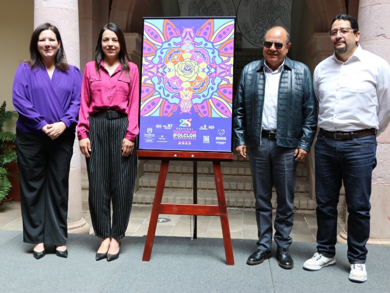 Zacatecas se prepara para recibir el Festival del Folclor Internacional 2025