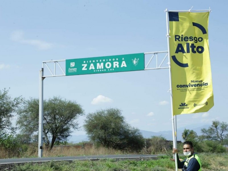 Zamora pasa de bandera verde a amarilla por COVID-19