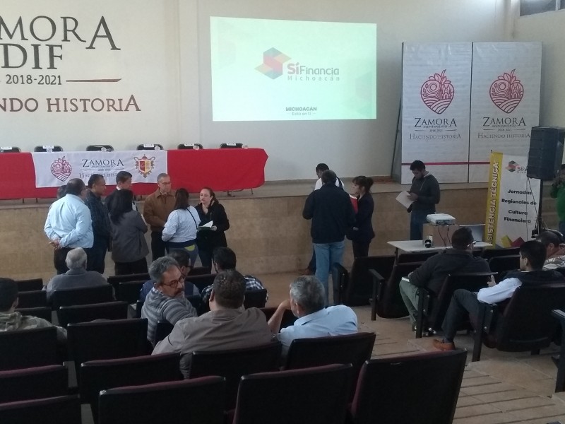 Zamora sede de Jornadas Regionales de Cultura Financiera