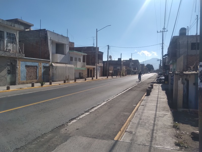Zamoranos solicitan construcción de topes en la avenida Juárez poniente