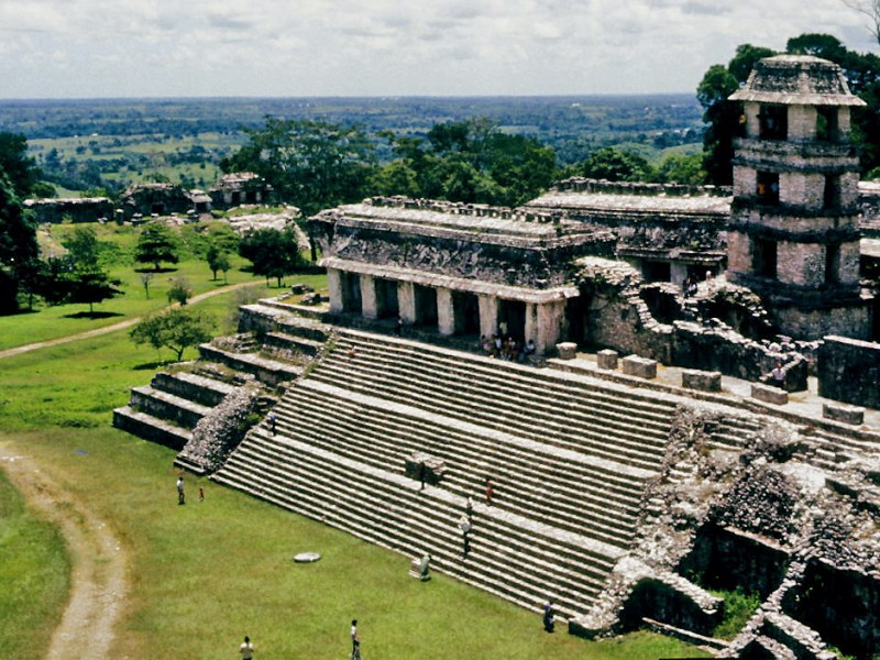 Zona arqueológica de Palenque la más popular en Chiapas