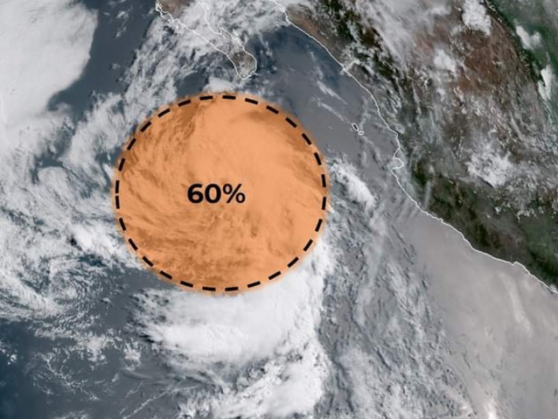 Zona de baja presión al sur de Cabo San Lucas