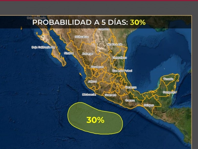 Zona de baja presión provocará lluvias fuertes en Colima