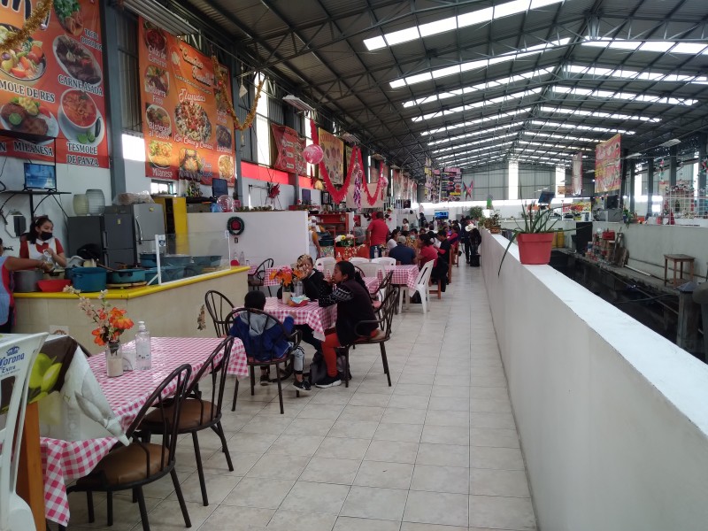 Zona gastronómica, mercado con falta de promoción, viven competencia desleal