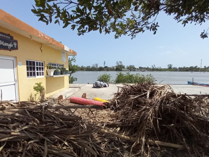 Zona restaurantera de La Mata reporta afectaciones por Grace